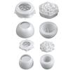 Flower Silicone Mold For Handmade Candle Cup Storage Jar Crafting Projects Flexible Reusable Succulent Planter Mould