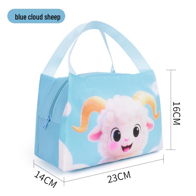 Large Capacity Insulated Lunch Tote - Durable Aluminum Foil Bento Bag for Office Workers