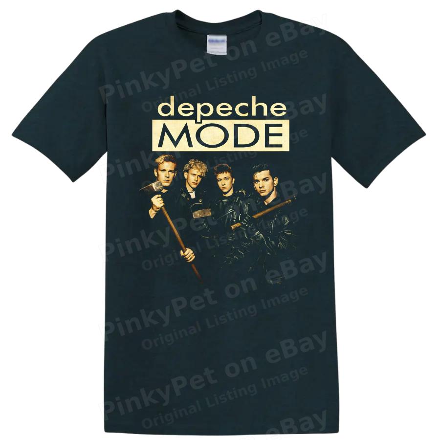 Depeche Mode Memento Mori Maglietta della Band Grafica Martello Gotico Maglietta Tour Concerti