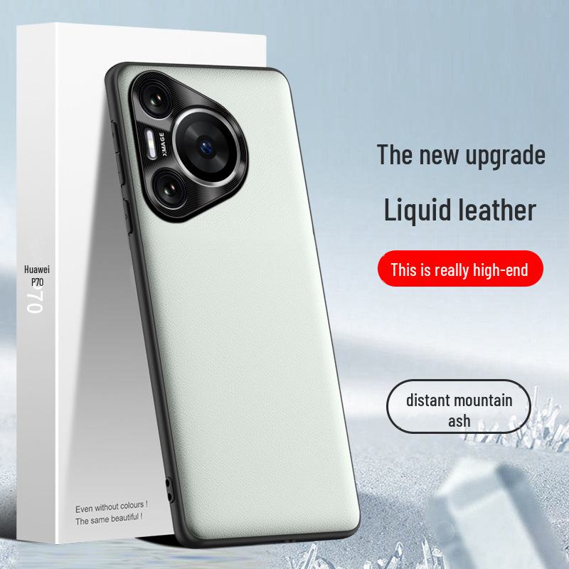 Huawei Pura70 Flüssigleder Anti-Sturz Handyhülle - Einzelversand