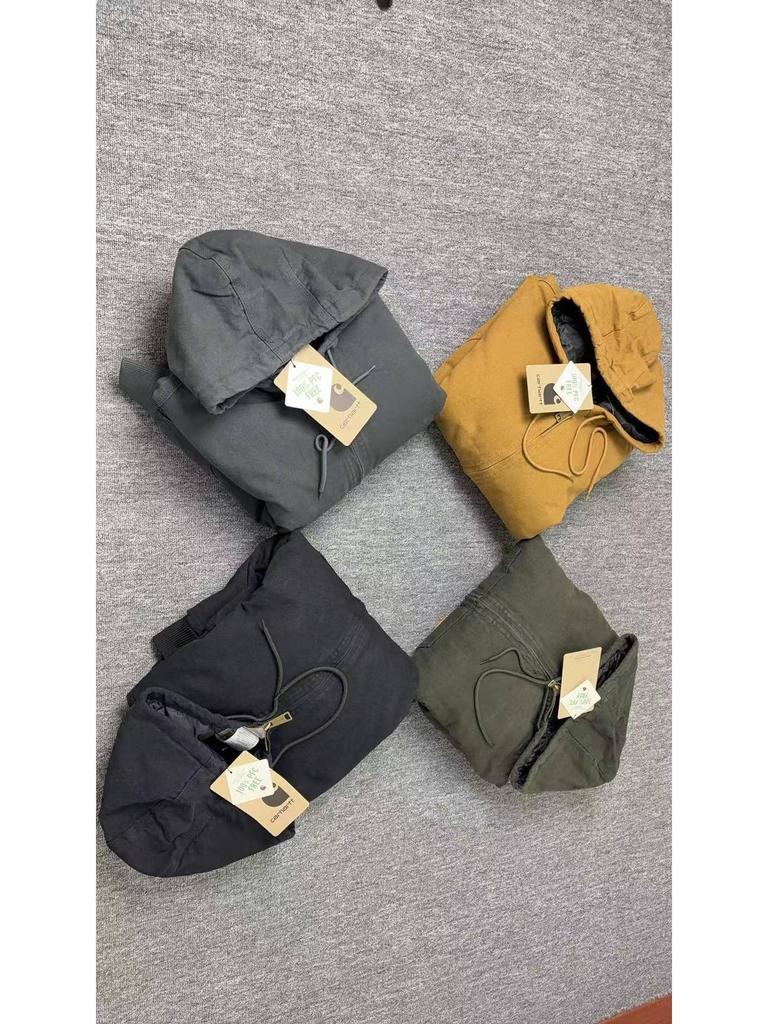 Herren American Retro Gewaschene Arbeitsjacke - Schwerer Detroit Auto Cardigan, Erhältlich in 9 Farben