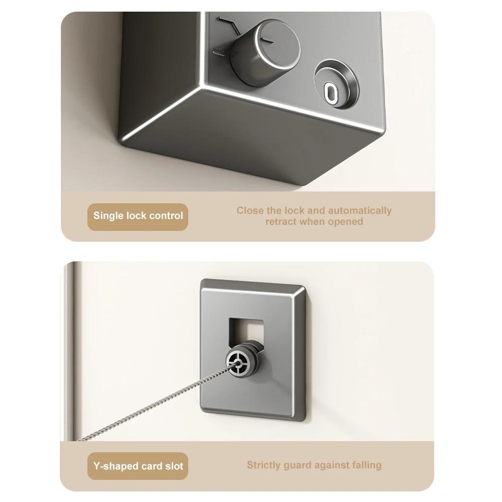 1PC Telescopic Stainless Steel Drying Rack, Saving Space, Household Drying Rack