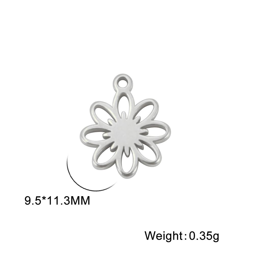 Teamer 10pcs Charms for Jewelry Making DIY Jewelry Accessories Stainless Steel Heart Ball Pendant for Bracelet Necklace Earrings