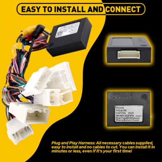 For Toyota Aftermarket Radio Stereo Car Wire Harness Cable Adapter Canbus BOX EA
