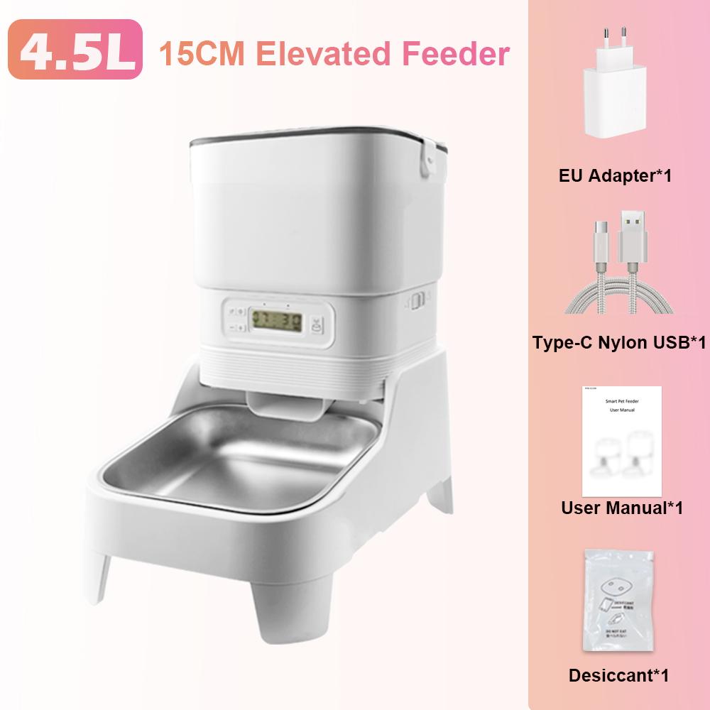 Smart Pet Feeder with 15CM Elevated