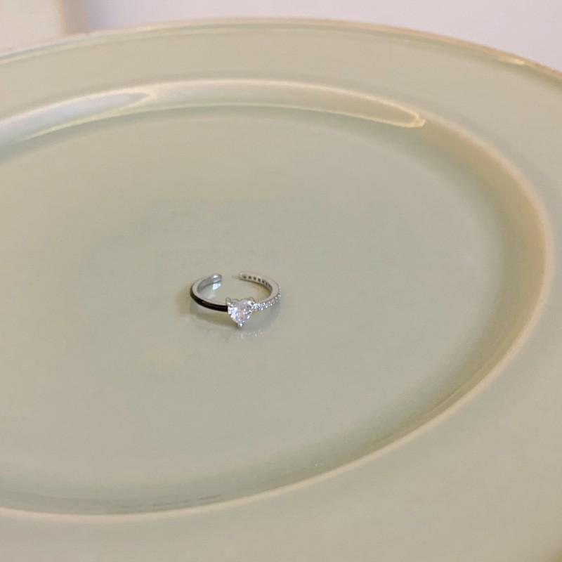 Retro Style Versatile Heart Open Ring for Women