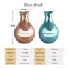 USB Aroma Oil Diffuser Tre Elektrisk Luftfukter 130ml Ultralyd Luftfukter Mini Aromaterapi LED Lys Mist Maker for Home