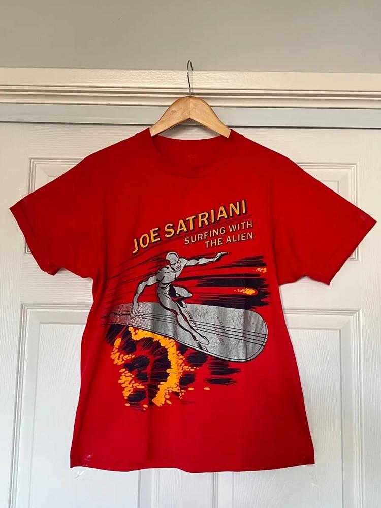 Футболка Joe Satriani Surfing With The Alien Tour Полный размер S-5XL Унисекс M
