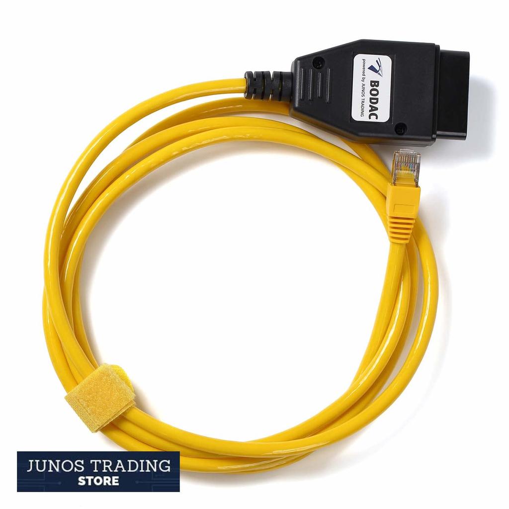 BODAC ENET Cable for BMW/MINI BimmerCode/xHP Flashtool/E-Sys and Many Other Apps Software