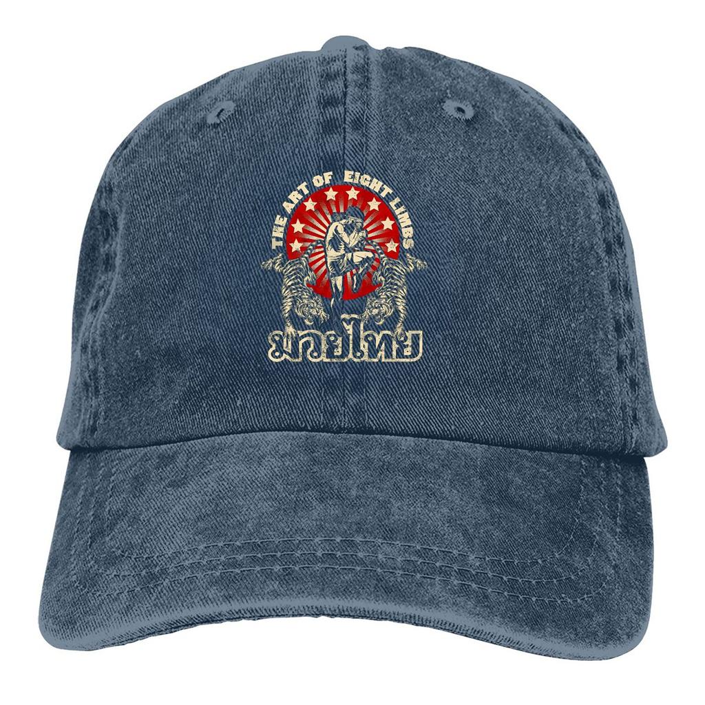 Muya Thai Retro Design Baseball Cap Unisex Hats Women Visor Protection Snapback Martial Arts Caps
