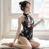 Sex Underwear Emotional Perspective High-end Cheongsam Nightclub Tight Short Skirt Uniform Temptation Set Classical Cheongsam 019