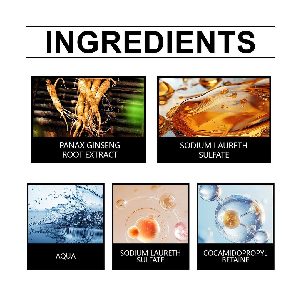 Hoegoa Pielęgnacja Włosów Seria Szamponów Trend DIY Połysk Długotrwały Kolor Łagodna Pielęgnacja Włosów Odżywianie Kondycjonowanie Miękkość