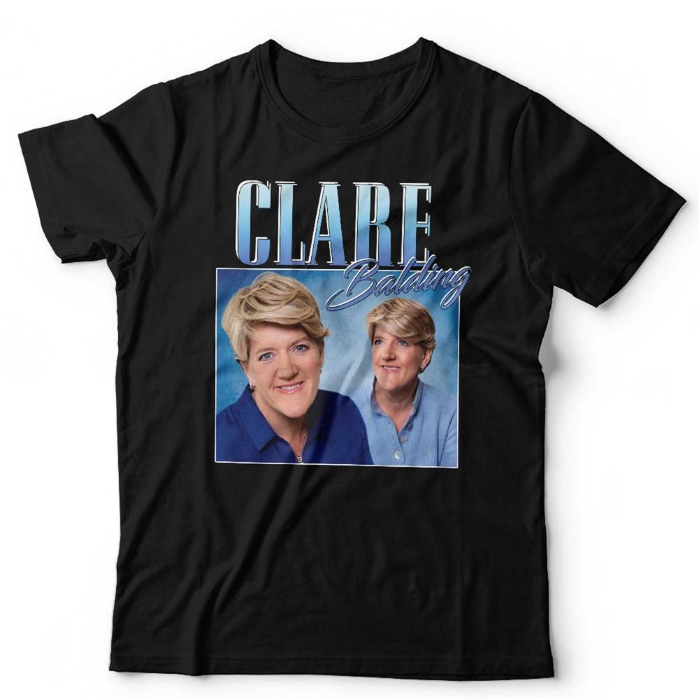

Clare Balding Tshirt Appreciation Unisex Throwback Homage Funny Stag Hen Do 3XL