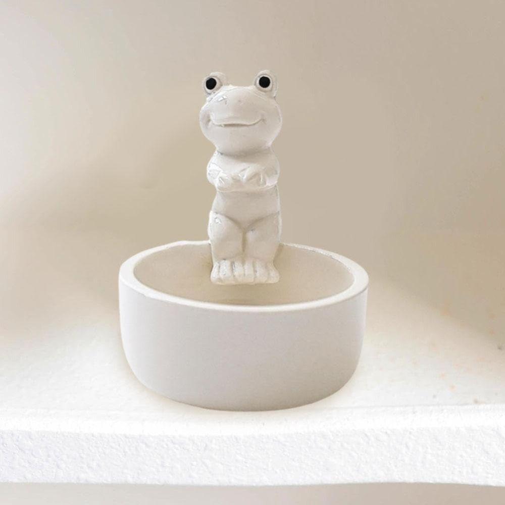 Ceramic Animal Candle Holder Bunny Tea Light Candle Holders  for Desktop Decorative Ornaments