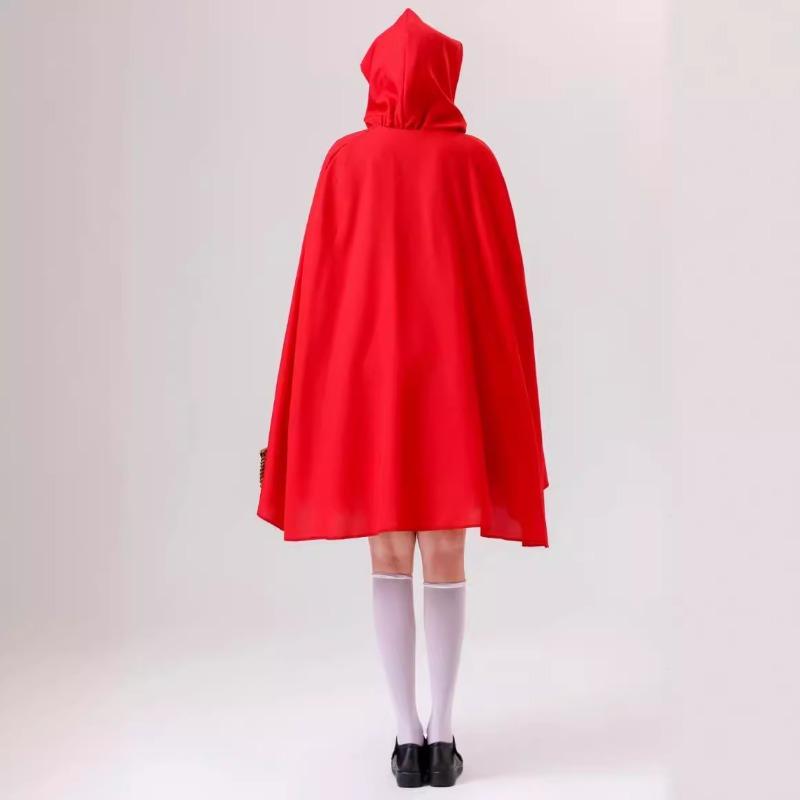New Halloween Little Red Riding Hood Adult Play Dress Oktoberfest Stage Dress