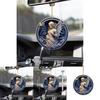 Acrylic Flat Surface Angel Car Pendant With Minimalist Design For Vehicle Interior Decor