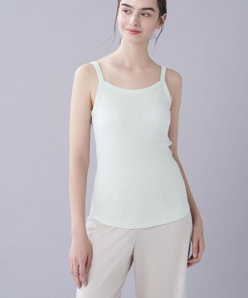 Bavlna se dá nosit vpředu i vzadu Spodní prádlo LS0100 ME [Unnanacool] Nátělník, 100% (tělová látka), [Žebrovaná bavlna] Dámské