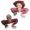 Zombie In A Crawling Position Horror Crawling Zombie Statue Halloween Resin Sculpture for Indoor Outdoor Garden Lawn Decor