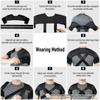 Adjustable Cross-Criss Shoulder Support Brace for Pain Relief with Double Pads