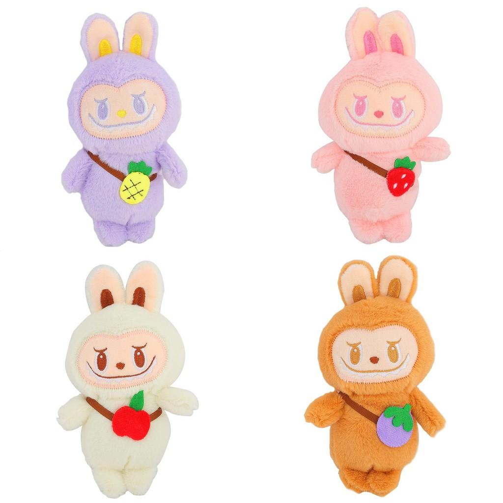 Creative Cartoon Labubu Plush Keychain Soft And Cuddly Colorful Accessory For Couples