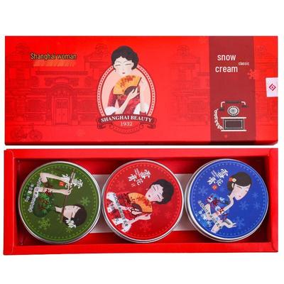 Set Regalo Trio Crema Fiocco di Neve Donna Shanghai