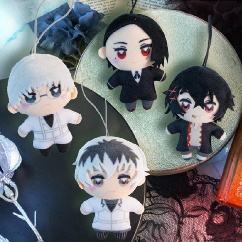 New Anime Plush Keychain Gacha Cute Character Pendant Collectible Figure Gift For Fans Bag Desk Decor Display Toy