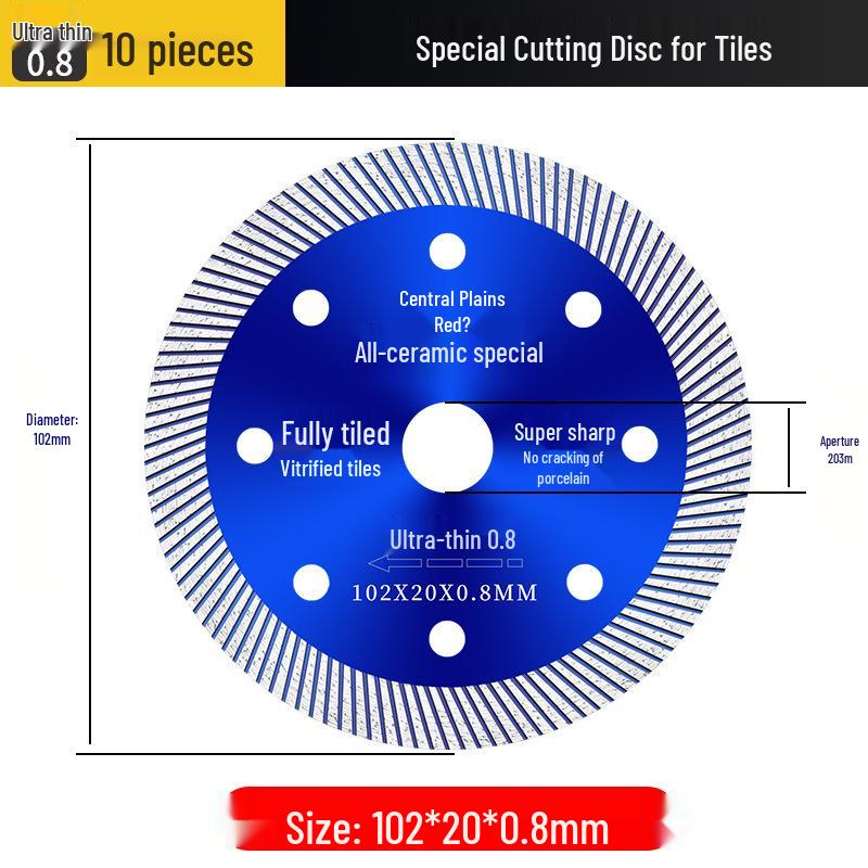 Ultra-Thin Diamond Tile Cutting Disc for Porcelain and Marble