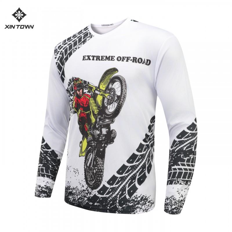 1 Mens Long Sleeve Cycling Jersey Quick Dry Breathable Mountain Road Bike Riding Shirt Fall
