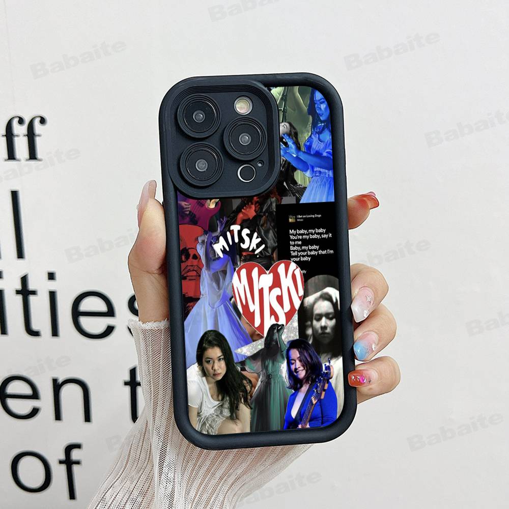 Beliebte Sängerin M-Mitski Handyhülle für iPhone 17 16 15 14 Plus 13 12 11 Pro Max Silikonhülle