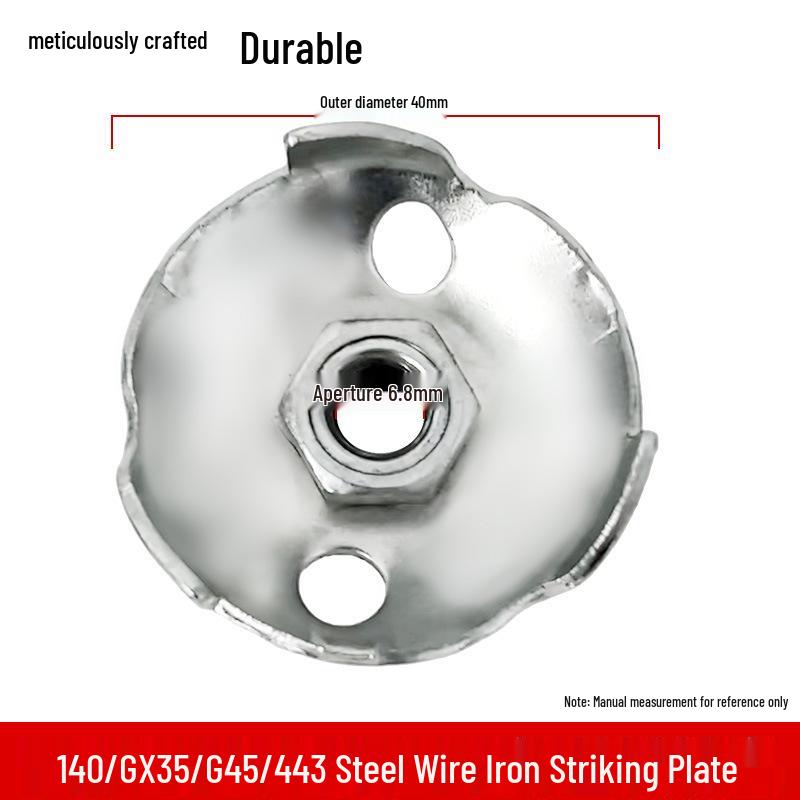 40-50% Lawn Mower Starter Pull Cord & 139 GX35 Grass Trimmer Starter Accessories, Aluminum Iron Disk
