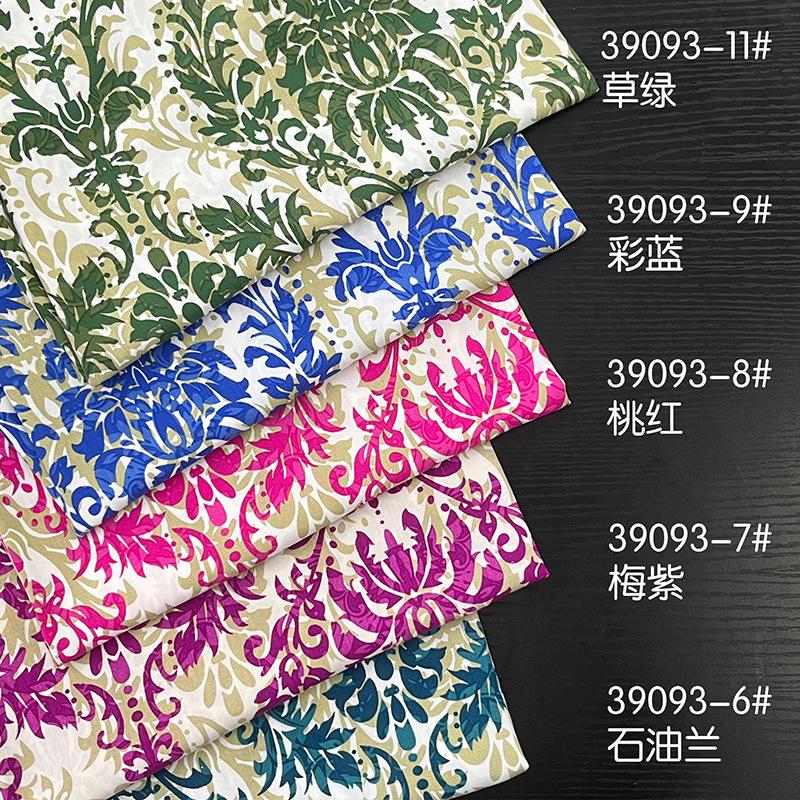 By Meter Quality Viscose Poplin Fabric Vintage Geometric Floral Birds Bohemian Patchwork Rayon Material Wholesale