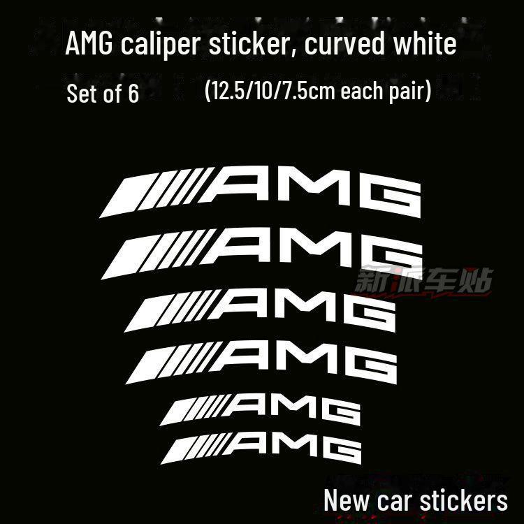

Термостойкие автомобильные наклейки для тормозных суппортов Mercedes-Benz AMG. Персонализированные декоративные наклейки для придания нового вида.