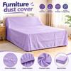 Non Woven Fabric Furniture Dust Cover Purple Dustproof Cover New Sofa Dust Cover  Bedroom