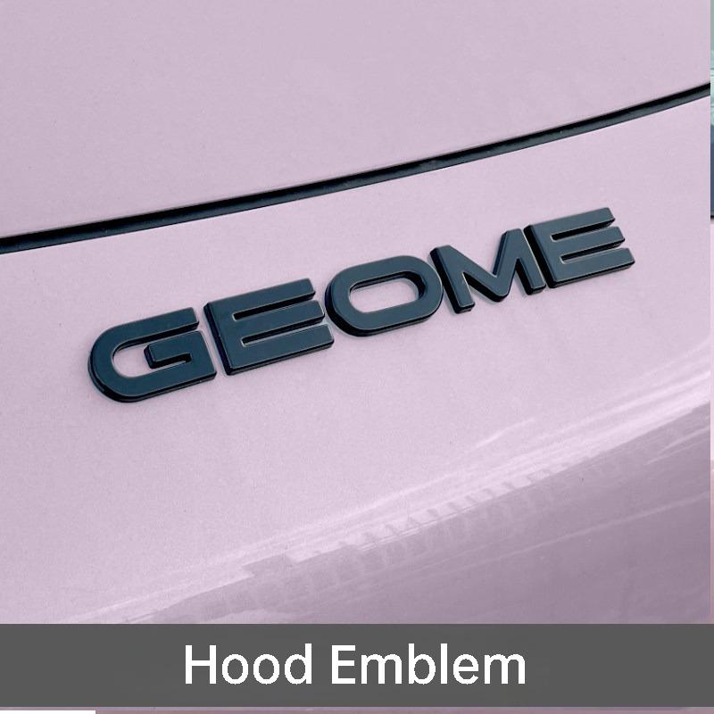For Geely Geome Xingyuan EX2 Proton eMas 5 Car Emblem Sticker Front Rear Letter Sticker Decorative Modification Accessories