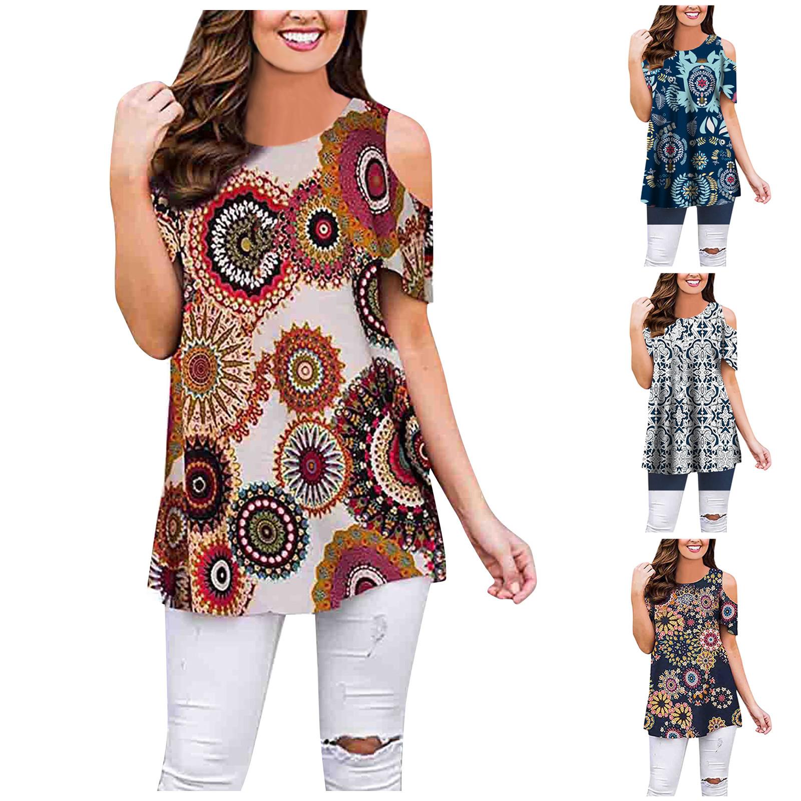 

Женская верхняя летняя повседневная рубашка с о-образным вырезом футболка с короткими рукавами