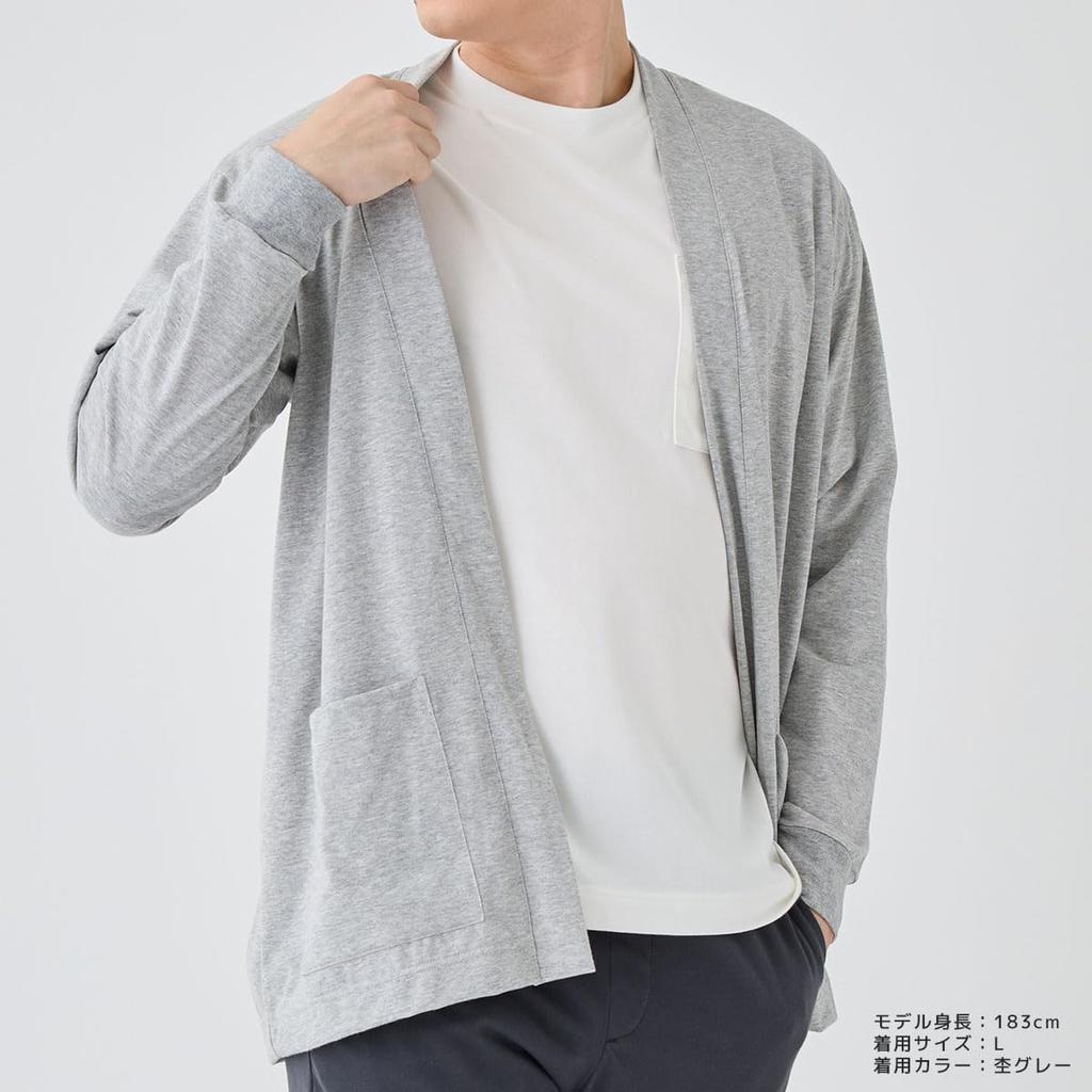 Venex Recovery Days Langarm Melange Größe L Strickjacke, Herren, Grau,