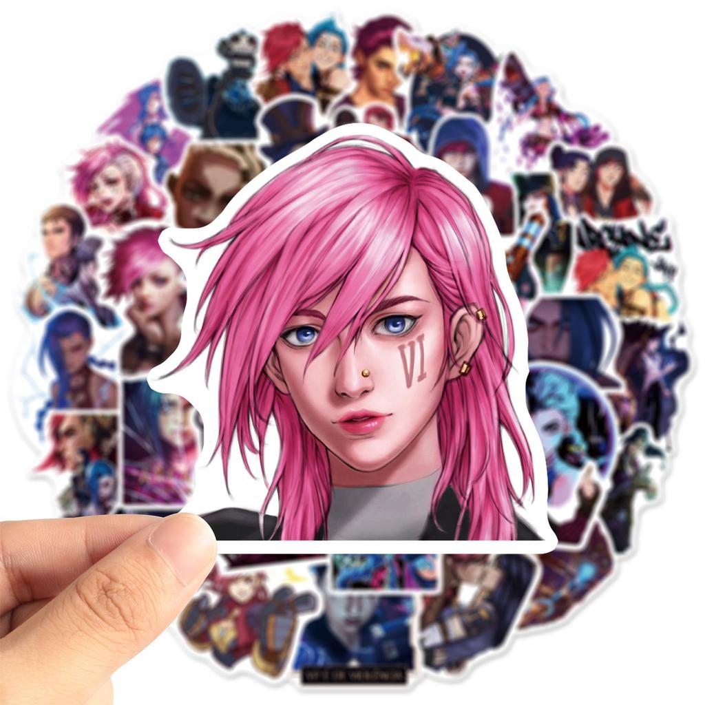 50PCS Sticker Laptop Ledger Skateboard Helmet Waterproof Sticker