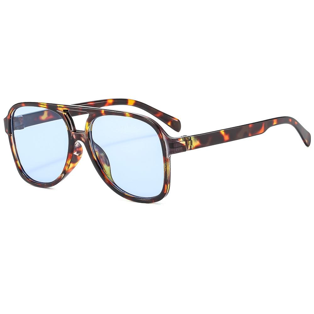

Vintage Oversized Pilot Sunglasses Women Retro Brand Big Frame Sun Glasses Female Leopard Ins Style Square Glasses Oculos De Sol As Picture