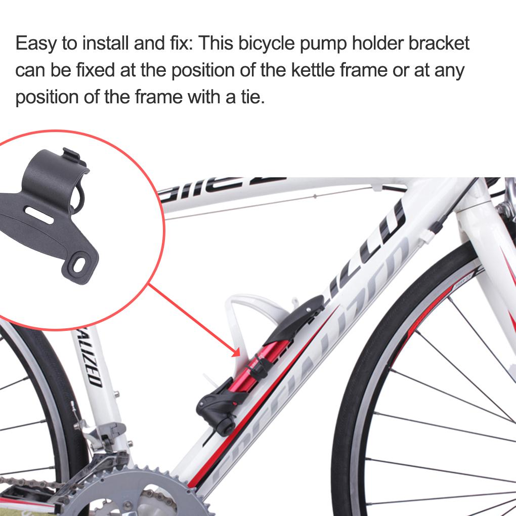Bike Air Pump Frame Bicycle Pump Holder Bracket Bicycle Inflator Frame Bike Mount Holder Bracket Bike Water Battle Holder