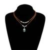 Classical Western Cowboy Styles Velvety Rope Necklace Soft Comfortable Design Casual Party Everyday Jewelry Accessory