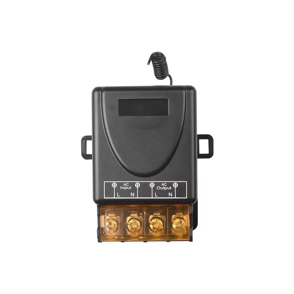 30A Wireless Remote Control Switch RF433Mhz AC 75-220V or DC 9-72V Transmitter For Water Pump Motor LED Electric Appliance