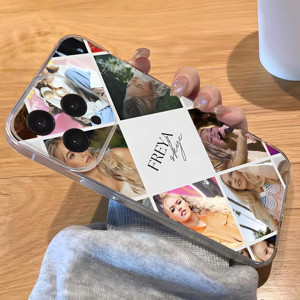 

F-Freya Skye Singer Phone Case For IPhone 17 Pro Max 16 15 14 Pro Max 13 11 Xs Xr 8 7Plus Transparent Cover iPhone XR