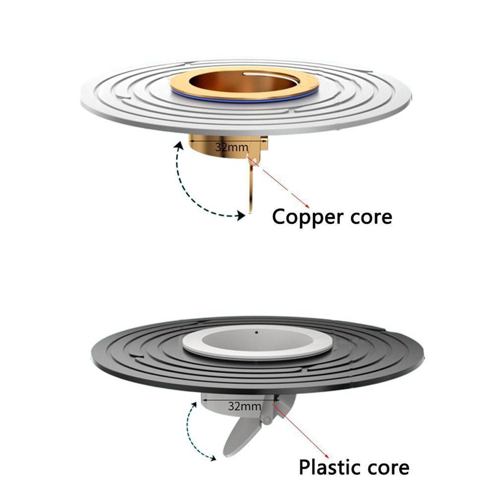 1pc Shower Floor Drain Drainage Floor Drain Strainer Dectable Anti-odor Drainer With Filter Core Bathroom Backflow Preventer