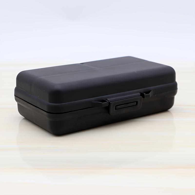 Portable Foldable USB Flash Drive Organizer Box with Lid-Lightweight PP Material,Multi-Compartment Storage for Office Supplies