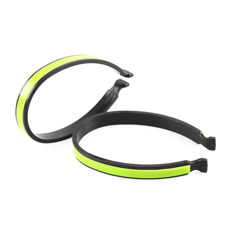 Reflective Trouser Pant Clip Cycling Ankle Safety Band Cycling Trouser Wrap Clip for Cycling Climbing Fishing Outdoor