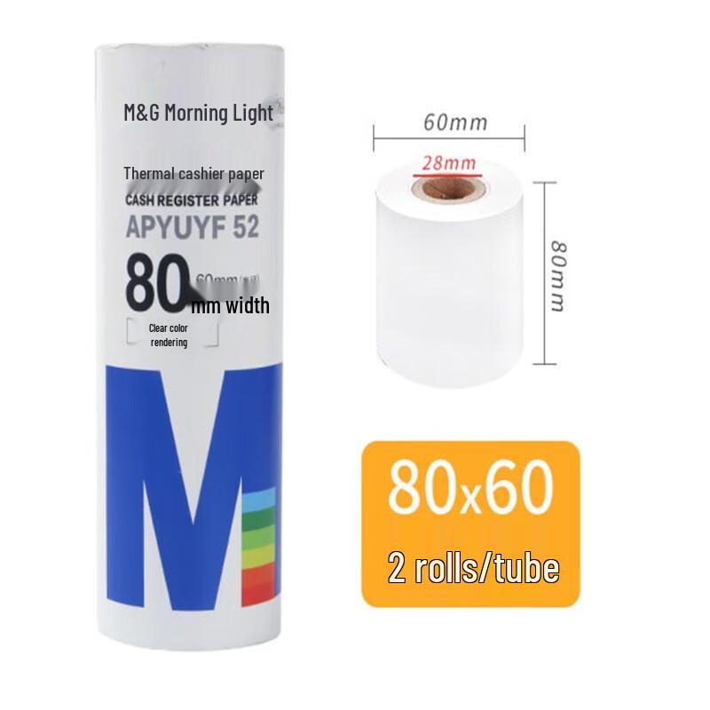 M&G Thermal Receipt Paper 80x60mm