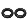 2pcs Golf Weighting Ring Round Glossy Trainning Club Swing Weight Donut for Warm Up Black