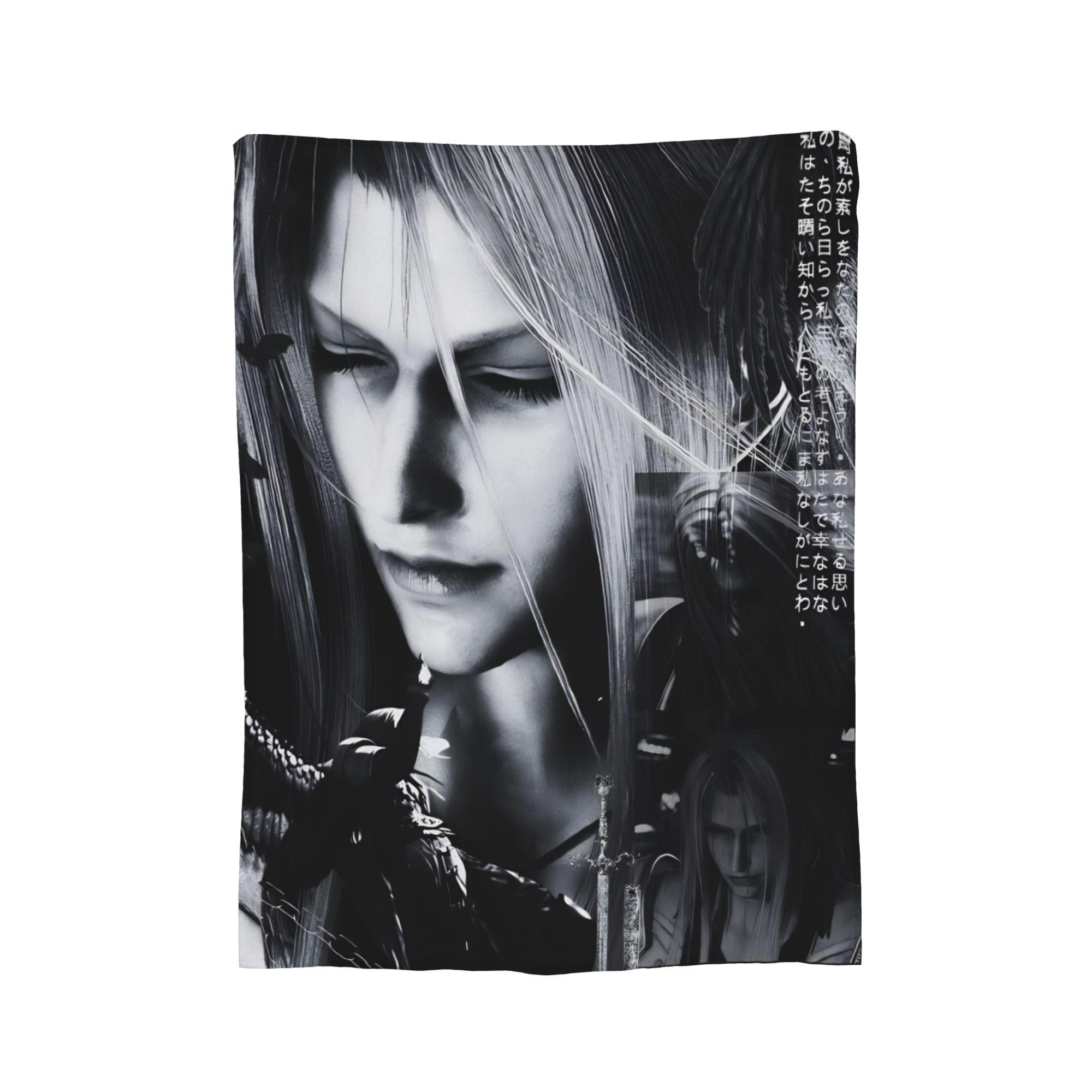 

Sephiroth Finals Fantasys Blanket Coral Fleece Plush Summer Lightweight Thin Throw Blankets for Bed Bedroom Bedding Throws 75x90cm