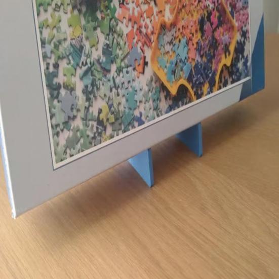 Puzzle Box Display Stand All-in-One Jigsaw Puzzle Box Lid Holder Detachable Puzzle Poster Holder Accessory Gift for Adults