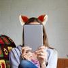 Furry Fox Ear Cosplay Hairhoop Anime Character Costume Halloween Headwear Women Roleplay Game Hairhoop Party Accessory
